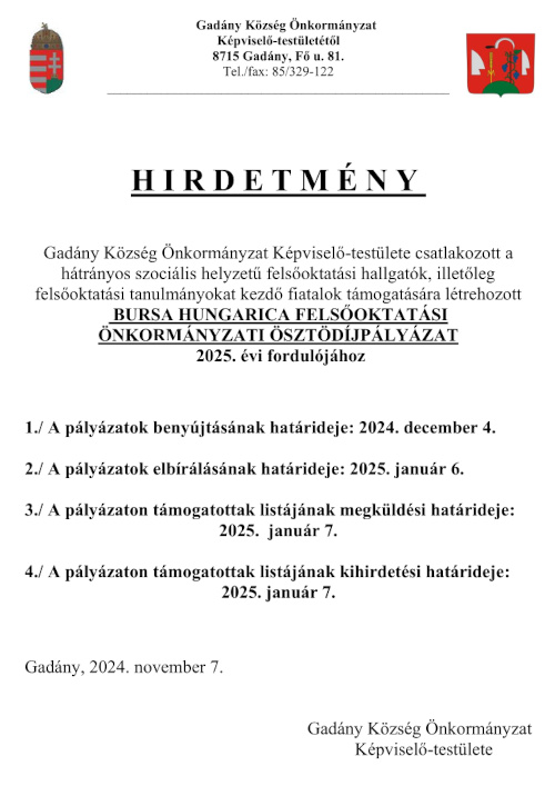 bursa plakát 2025. évi fordulójához